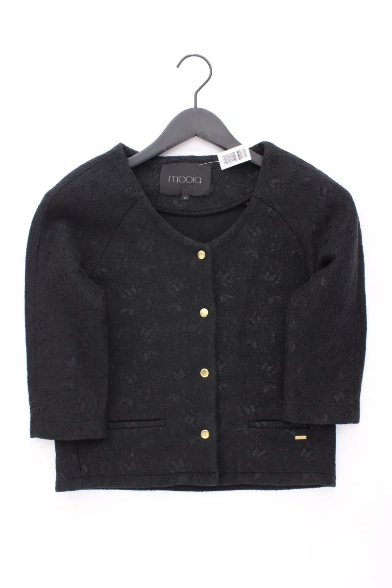 Mooia Blazer Gr. 36 schwarz aus Polyester
