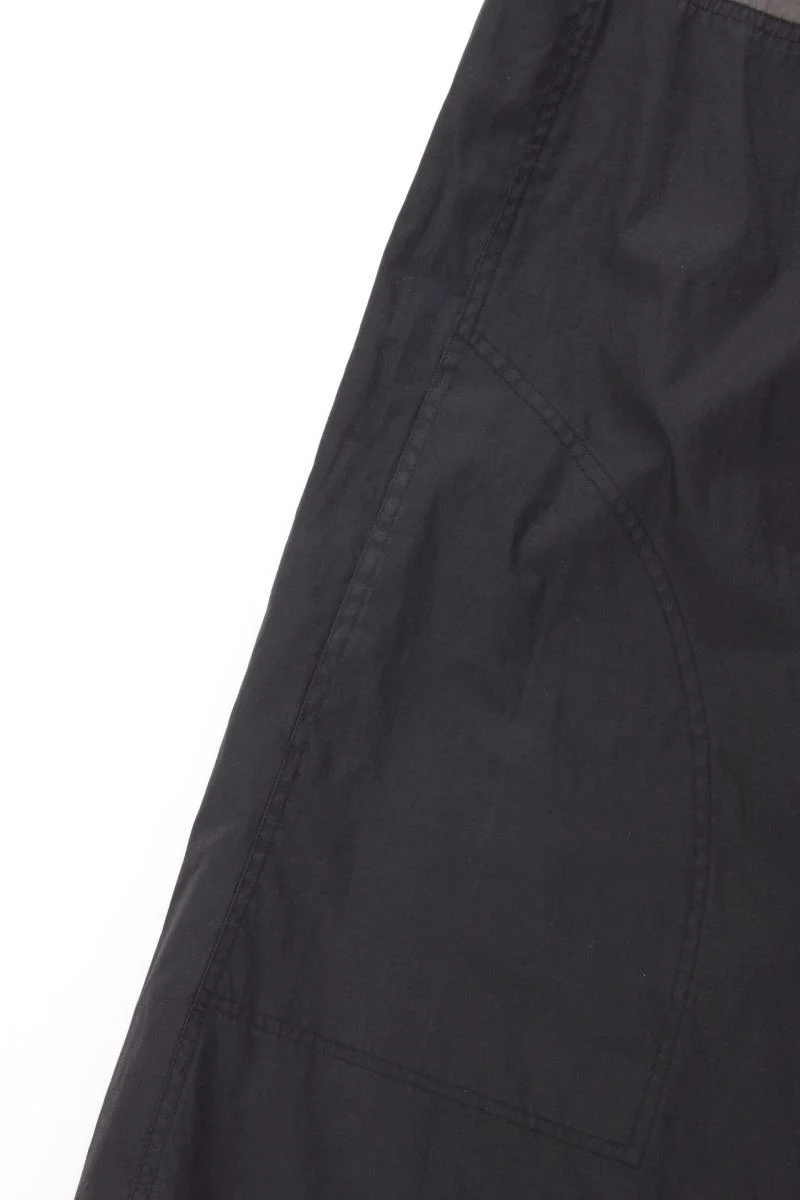 Turnover Kleid mit Seide Gr. 40 Kurzarm schwarz