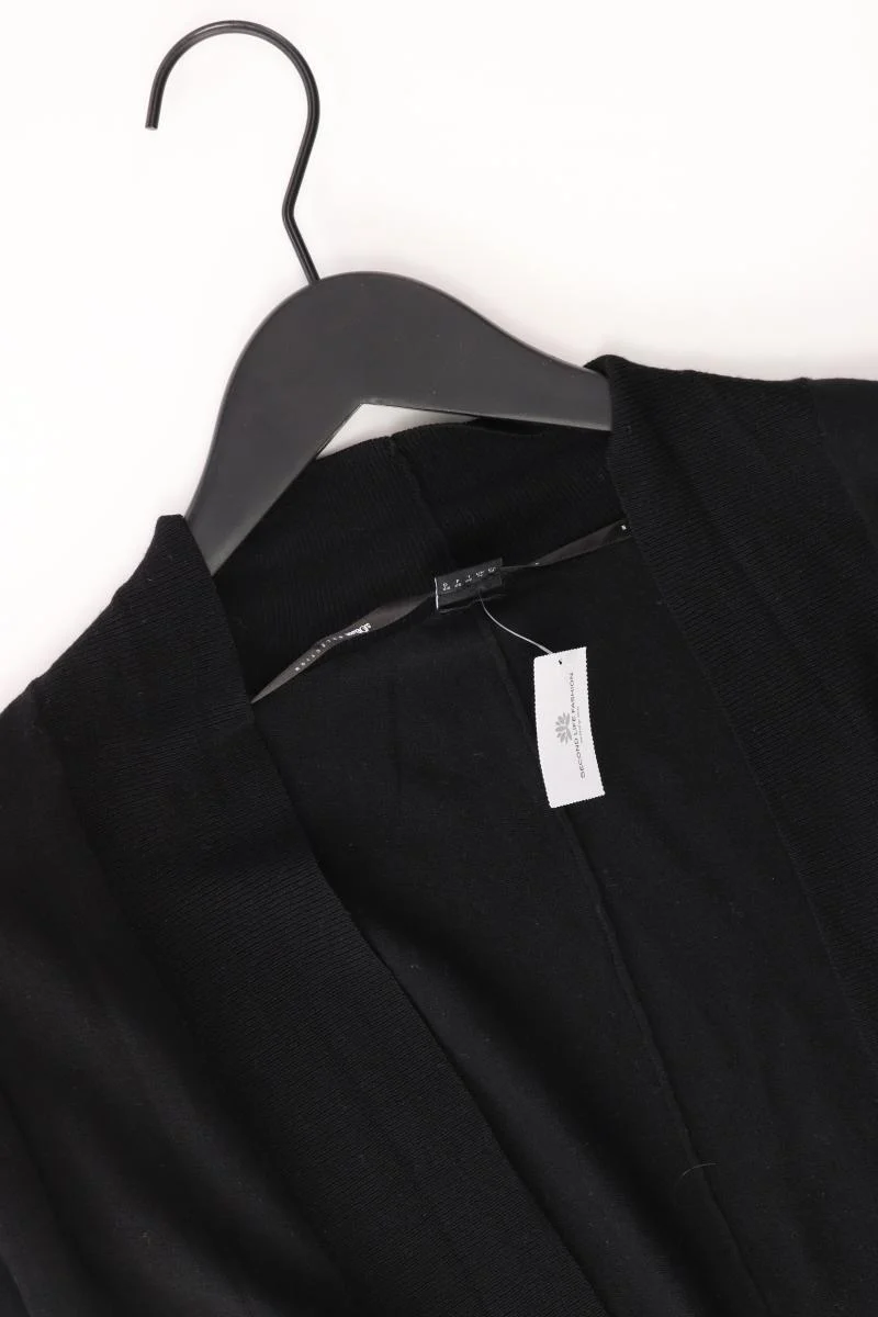 s.Oliver Selection Strickjacke Gr. 44 3/4 Ärmel schwarz aus Viskose