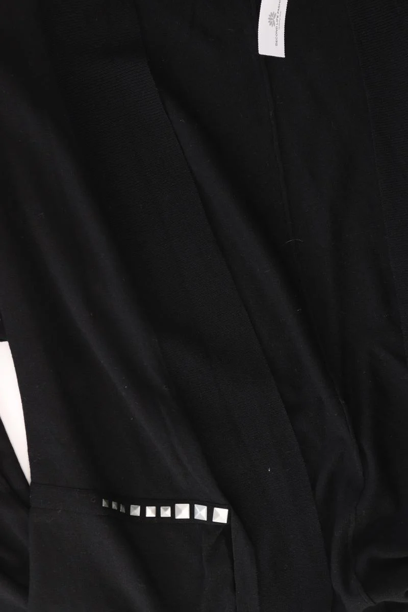 s.Oliver Selection Strickjacke Gr. 44 3/4 Ärmel schwarz aus Viskose