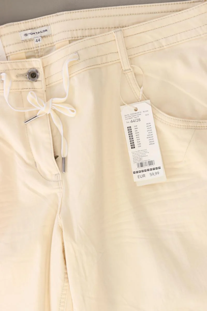 Tom Tailor Hose Gr. 44/L28 neu mit Etikett Neupreis: 59,99€! creme aus Baumwolle