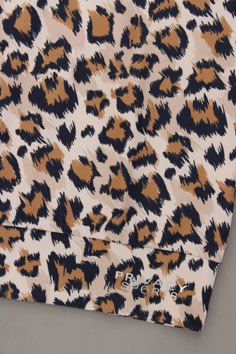 Privacy by Madeleine Printshirt Gr. 38 mit Tierdruck neuwertig Kurzarm braun