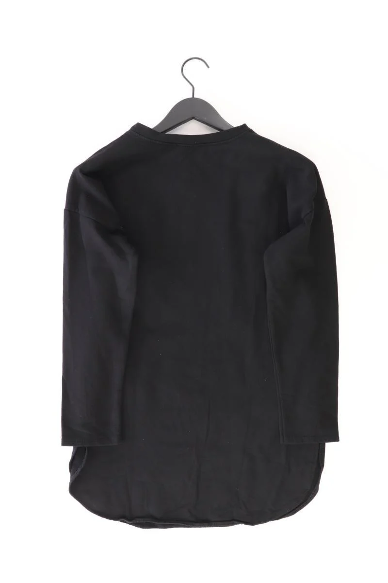Zabaione Langarmpullover Gr. S schwarz aus Baumwolle