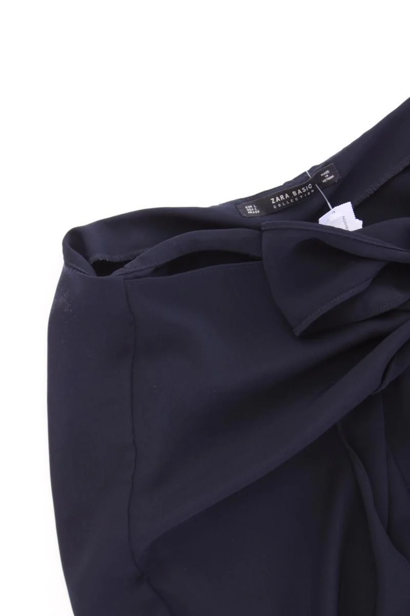 Zara Stoffhose Gr. L blau