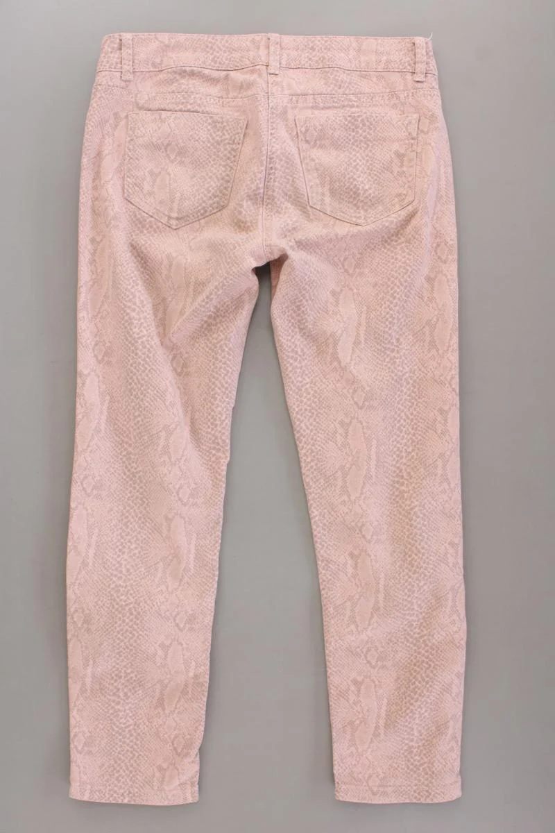 Kookai 7/8 Hose Gr. 36 mit Tierdruck rosa aus Baumwolle