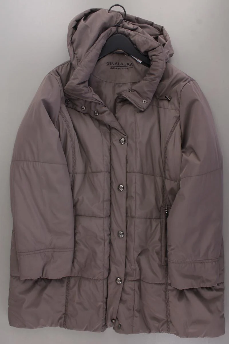 Gina Laura Winterjacke Gr. 50 braun aus Polyester