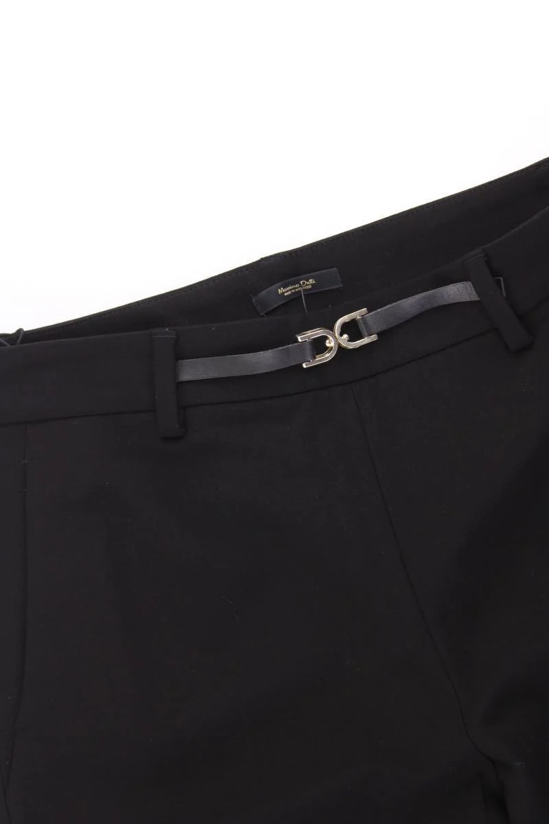 Massimo Dutti Stoffhose mit Wolle Gr. 38 neu mit Etikett schwarz aus Viskose