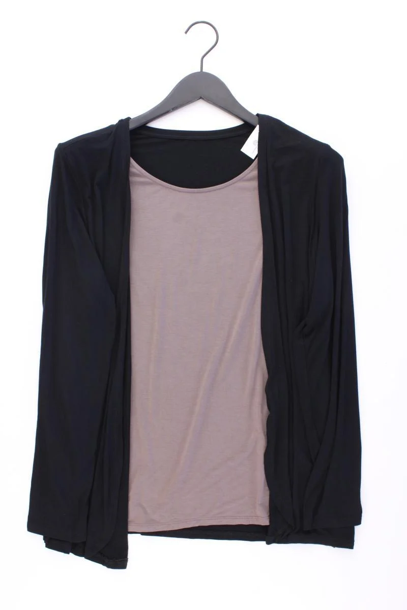 Lascana Longsleeve-Shirt Gr. 40/42 Langarm schwarz aus Viskose