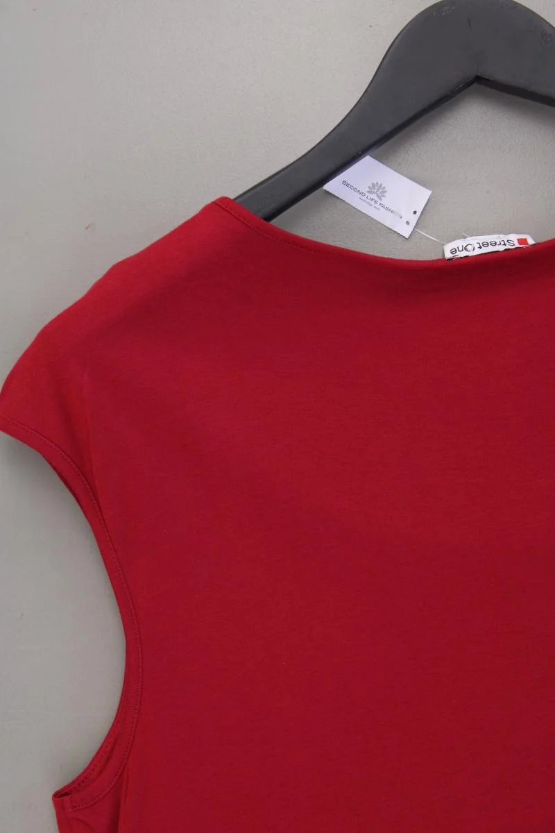 Street One T-Shirt Gr. 44 Kurzarm rot