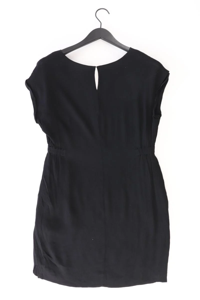 s.Oliver Kurzarmkleid Gr. 38 mit Pailletten schwarz aus Viskose