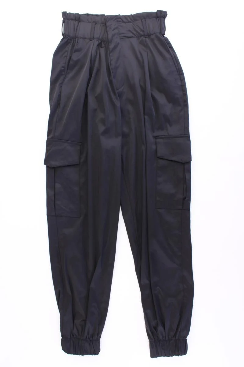 Zara Cargohose Gr. XS schwarz