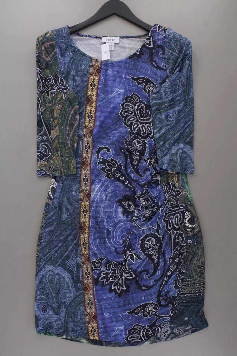 Heine Jerseykleid Gr. 40 3/4 Ärmel mehrfarbig