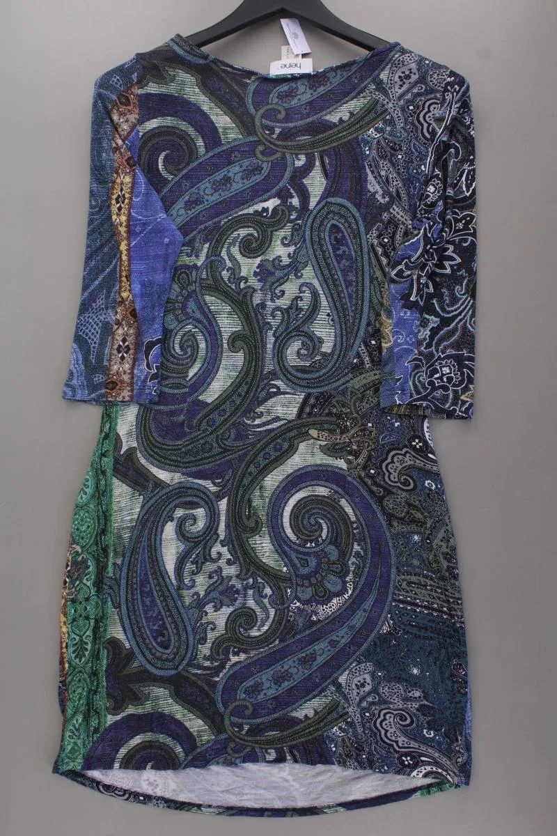 Heine Jerseykleid Gr. 40 3/4 Ärmel mehrfarbig