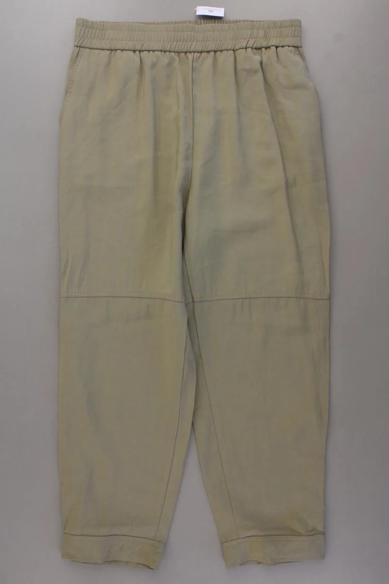Zara Stretchhose Gr. L olivgrün aus Viskose