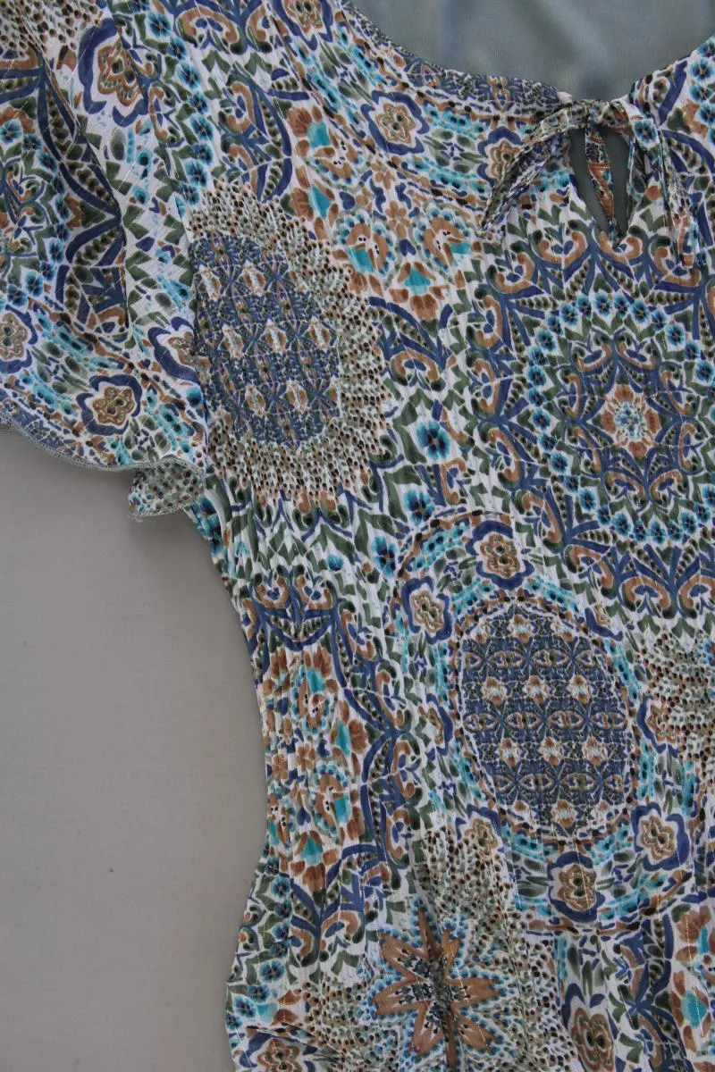 Armand Thierry Kurzarmkleid Gr. L mehrfarbig