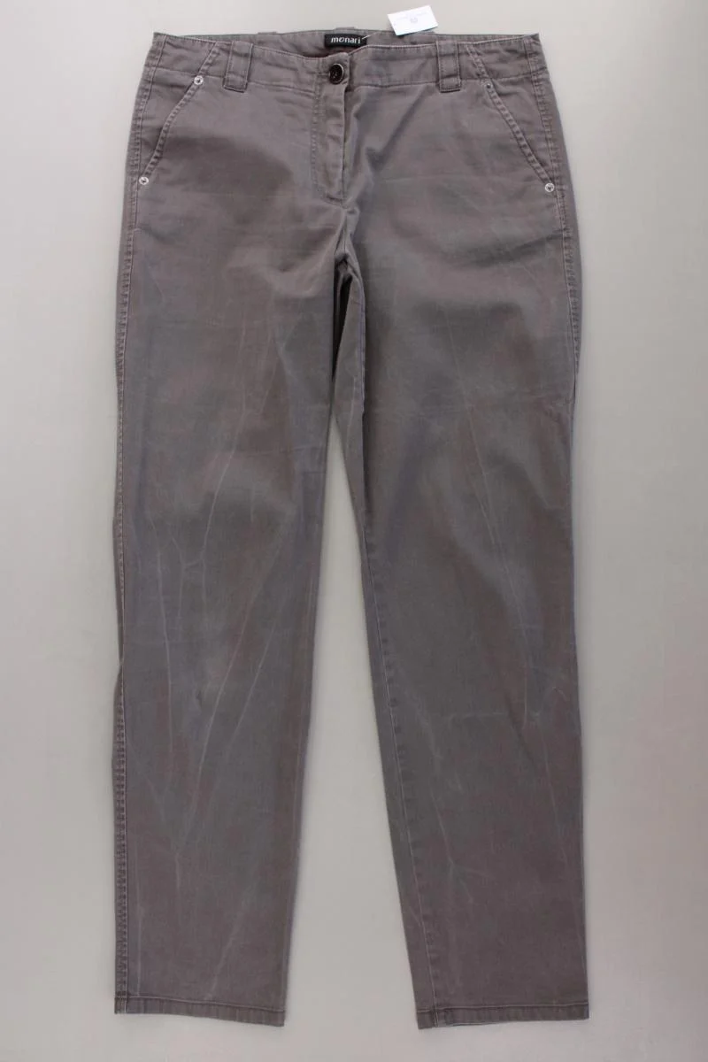 Monari Chinohose Gr. 38 grau aus Baumwolle