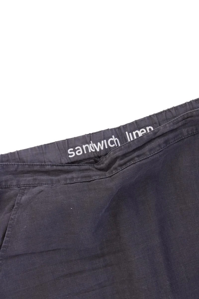 Sandwich_ Leinenrock Gr. 38 grau