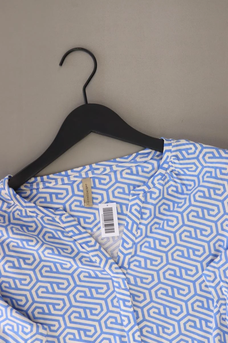 soyaconcept Printshirt Gr. S 3/4 Ärmel blau aus Baumwolle