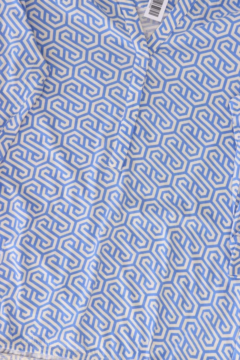 soyaconcept Printshirt Gr. S 3/4 Ärmel blau aus Baumwolle