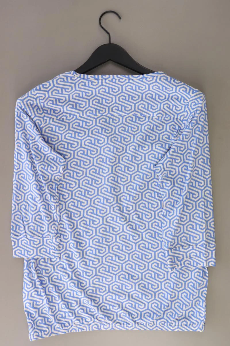soyaconcept Printshirt Gr. S 3/4 Ärmel blau aus Baumwolle