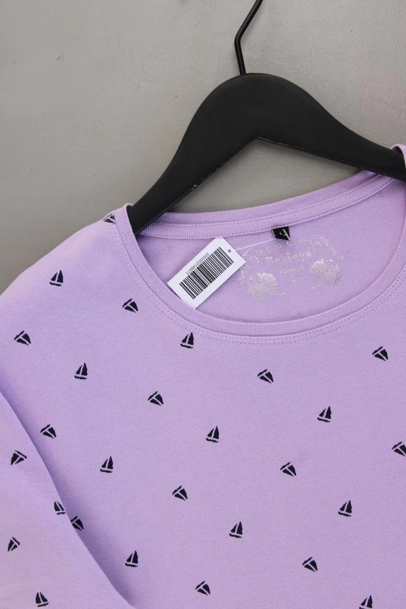 Bexley's Shirt Gr. L Kurzarm lila aus Baumwolle