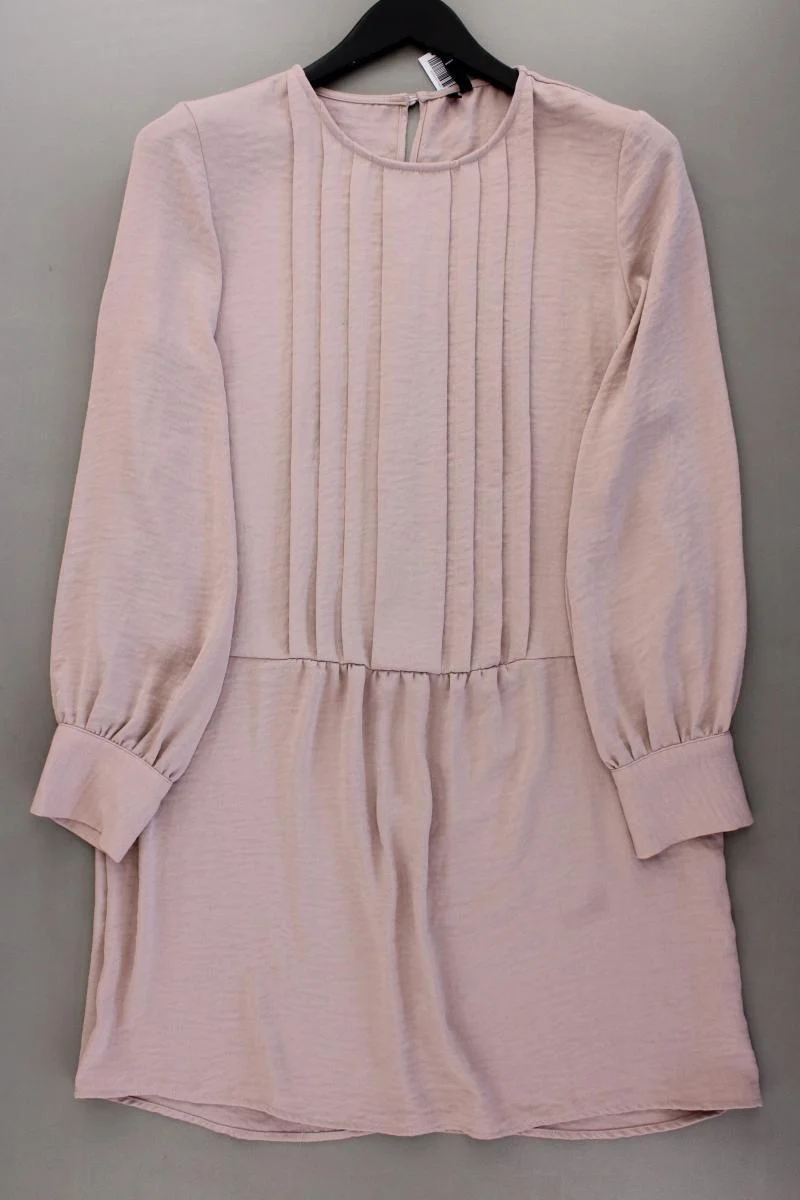 Vero Moda Chiffonkleid Gr. M Langarm rosa aus Polyester
