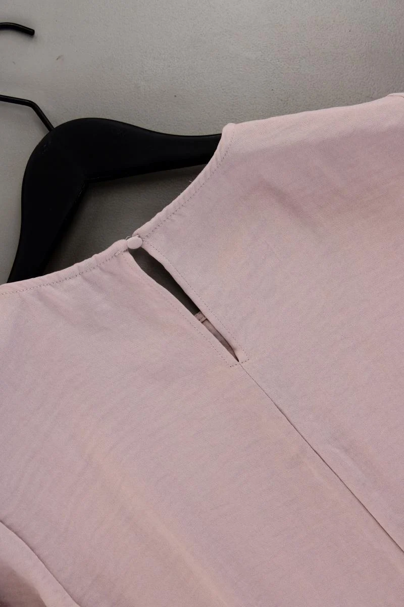 Vero Moda Chiffonkleid Gr. M Langarm rosa aus Polyester