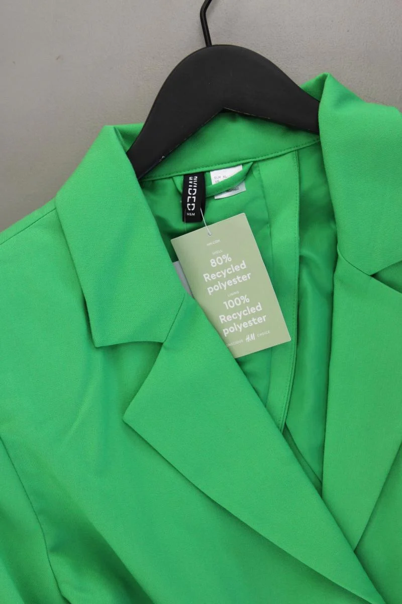 H&M Divided Kurzblazer Gr. XL neu mit Etikett grün aus Polyester