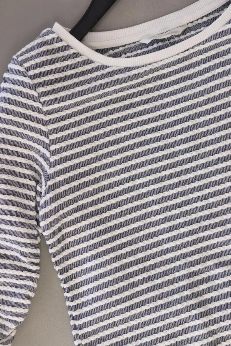 Tom Tailor (Denim) Feinstrickpullover Gr. XS gestreift blau aus Baumwolle