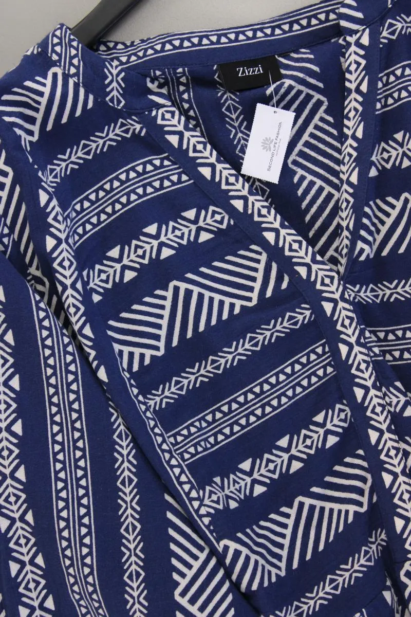 Zizzi Midikleid Gr. 48 3/4 Ärmel blau