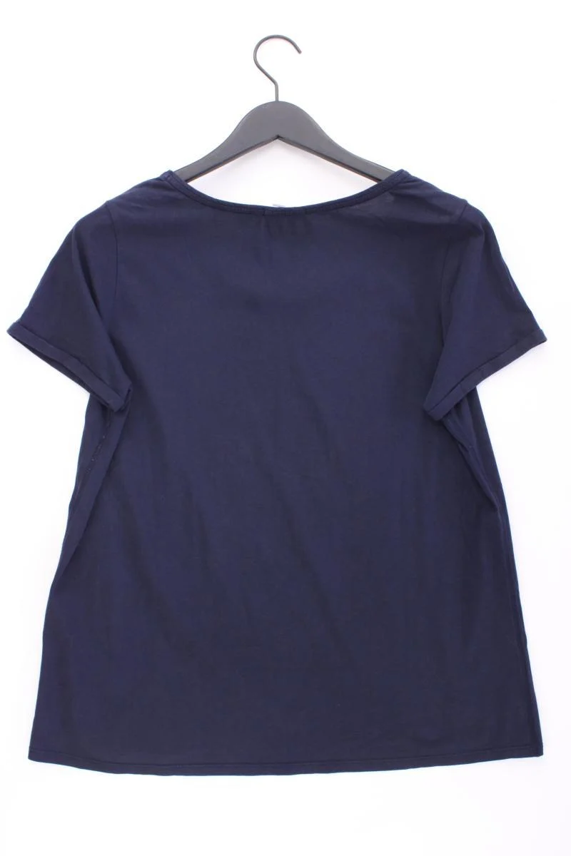 Cecil Printshirt Gr. L Kurzarm blau