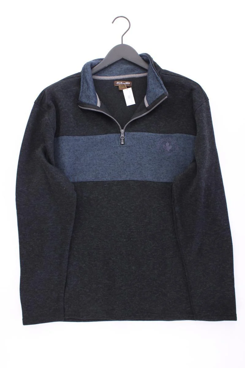 Atlas For Men Pullover für Herren Gr. XXL neuwertig grau aus Polyester