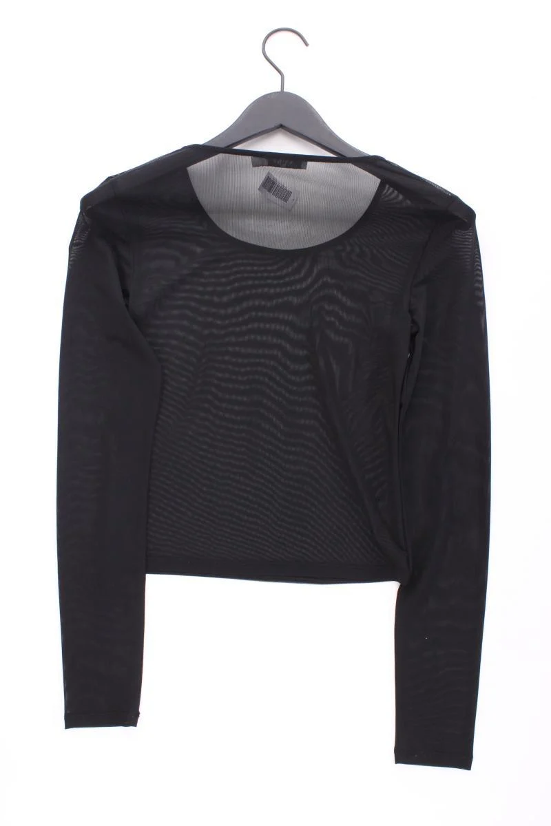 NA-KD Longsleeve-Shirt Gr. S Langarm schwarz