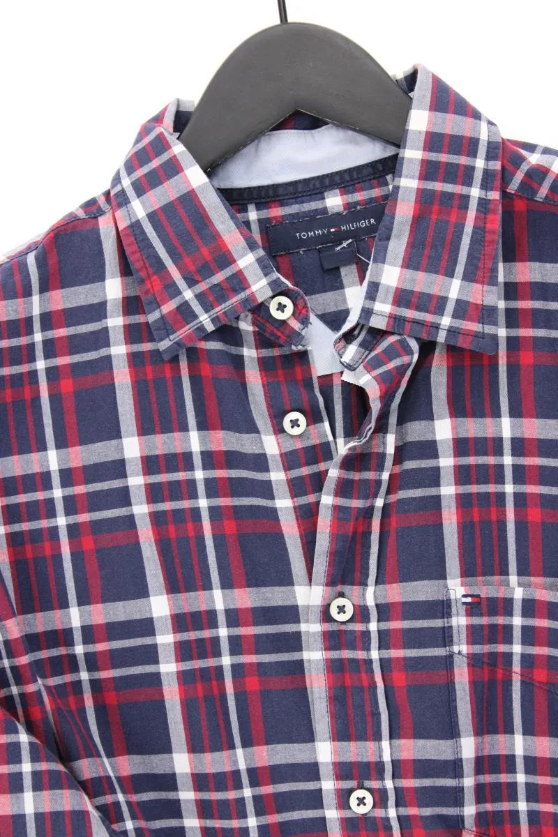 Tommy Hilfiger Karohemd für Herren Gr. M kariert Langarm mehrfarbig