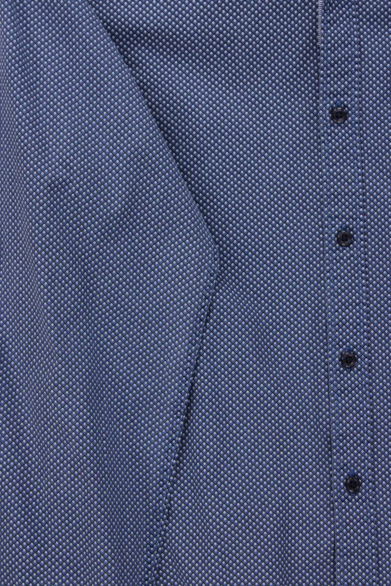 Tommy Hilfiger Langarmhemd für Herren Gr. L blau aus Baumwolle