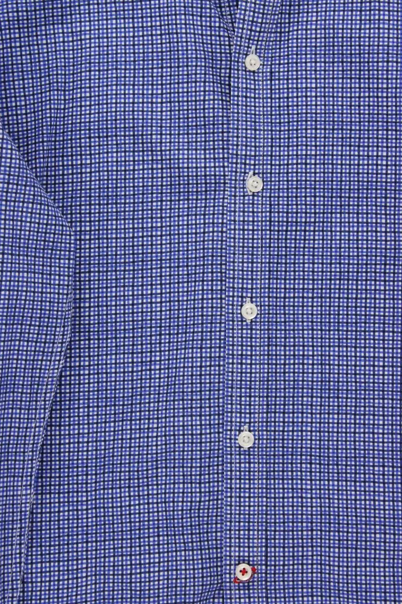 Tommy Hilfiger Langarmhemd für Herren Gr. L blau aus Baumwolle
