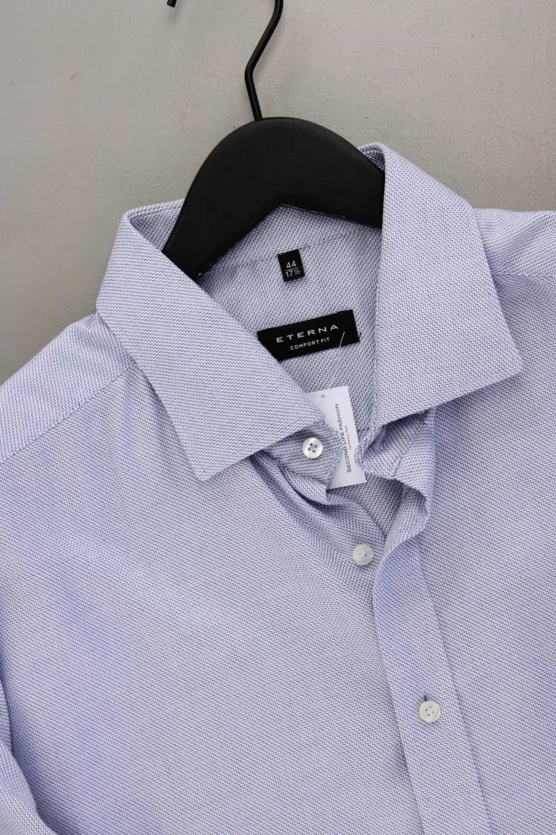 Eterna Langarmhemd für Herren Gr. Hemdgröße 44 blau