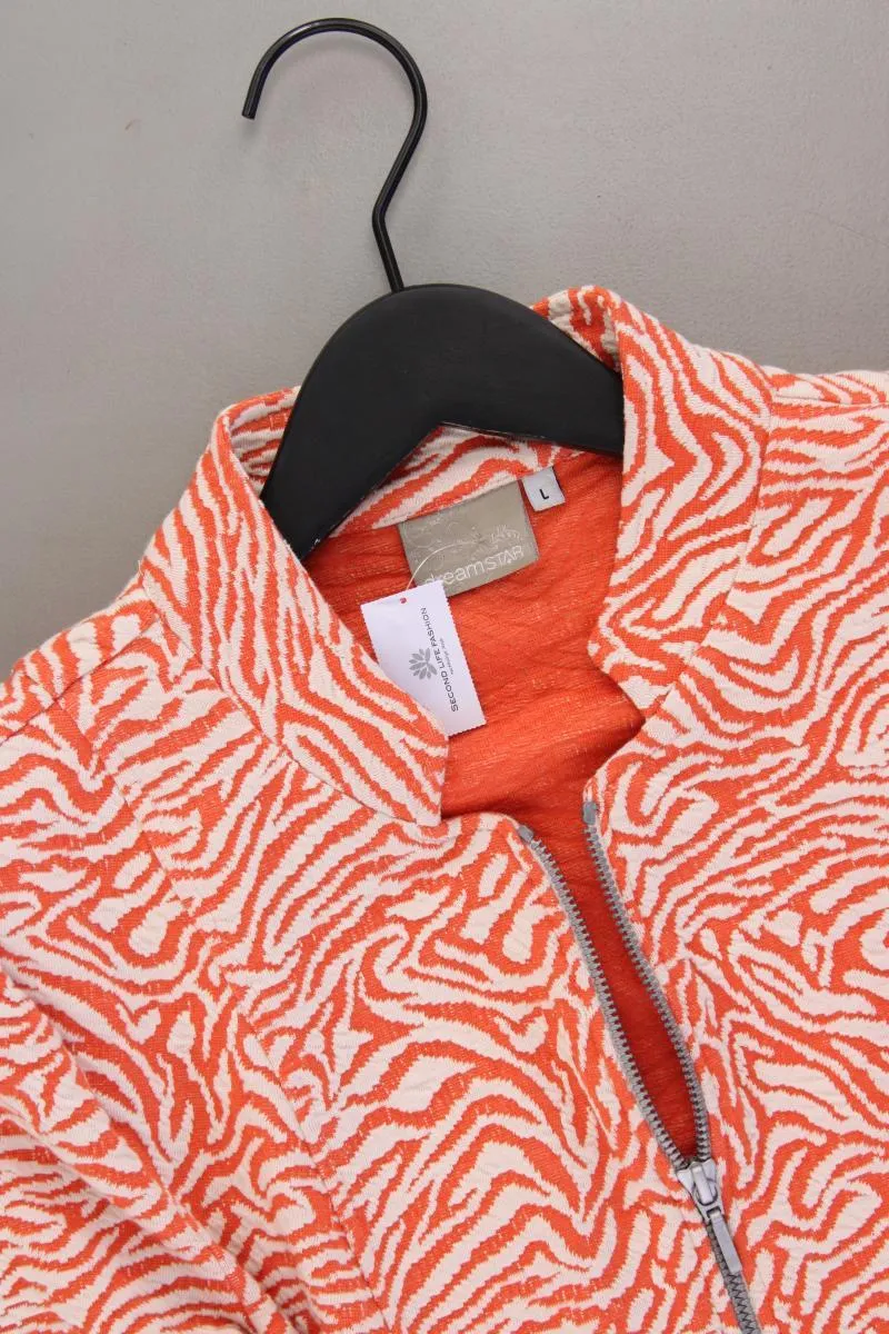 dreamstar Übergangsjacke Gr. L orange aus Baumwolle