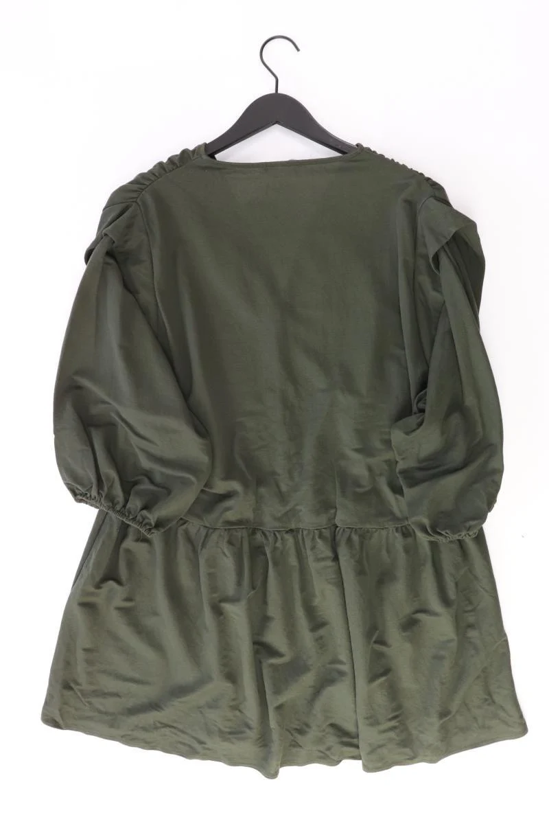 Mango Midikleid Gr. L olivgrün aus Viskose