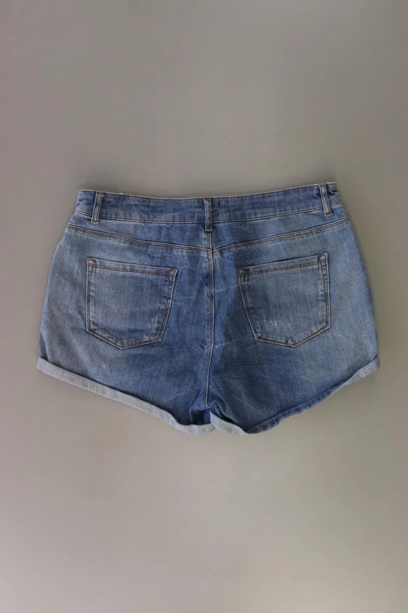 PECKOTT Jeansshorts Gr. L blau aus Baumwolle