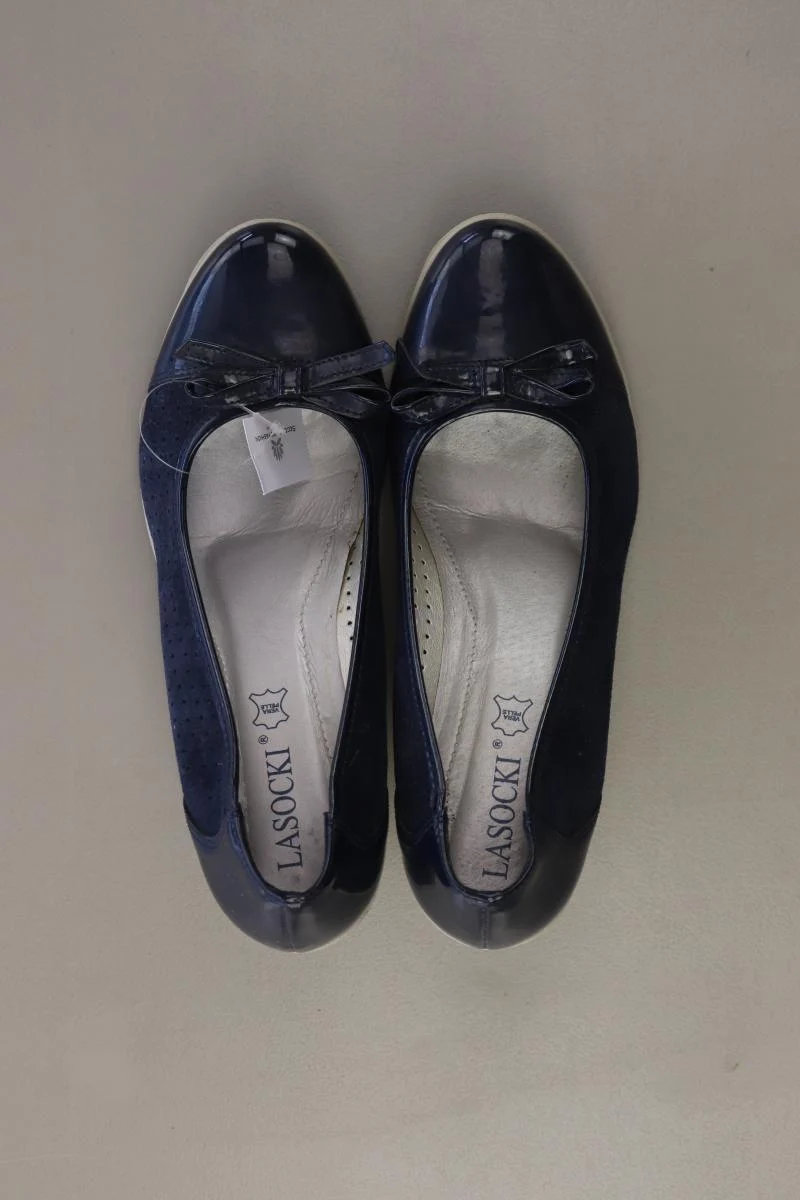LASOCKI Pumps Gr. 38 neuwertig blau aus Leder