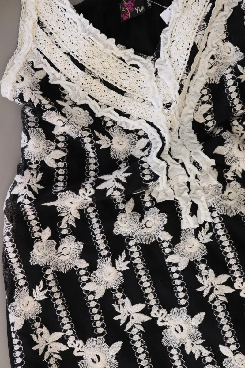 YUMI Midikleid Gr. S/M Träger schwarz aus Polyester