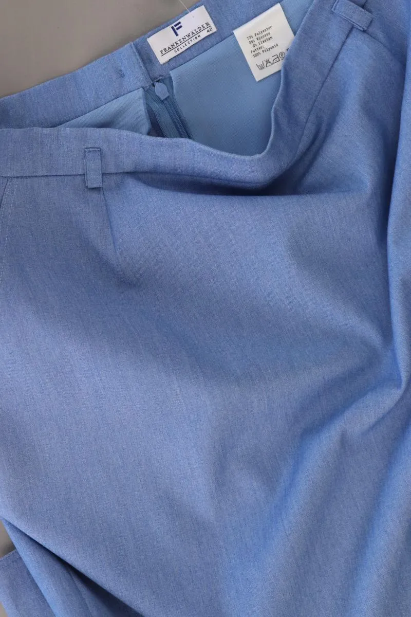 FRANKENWÄLDER Midirock Gr. 42 blau aus Polyester