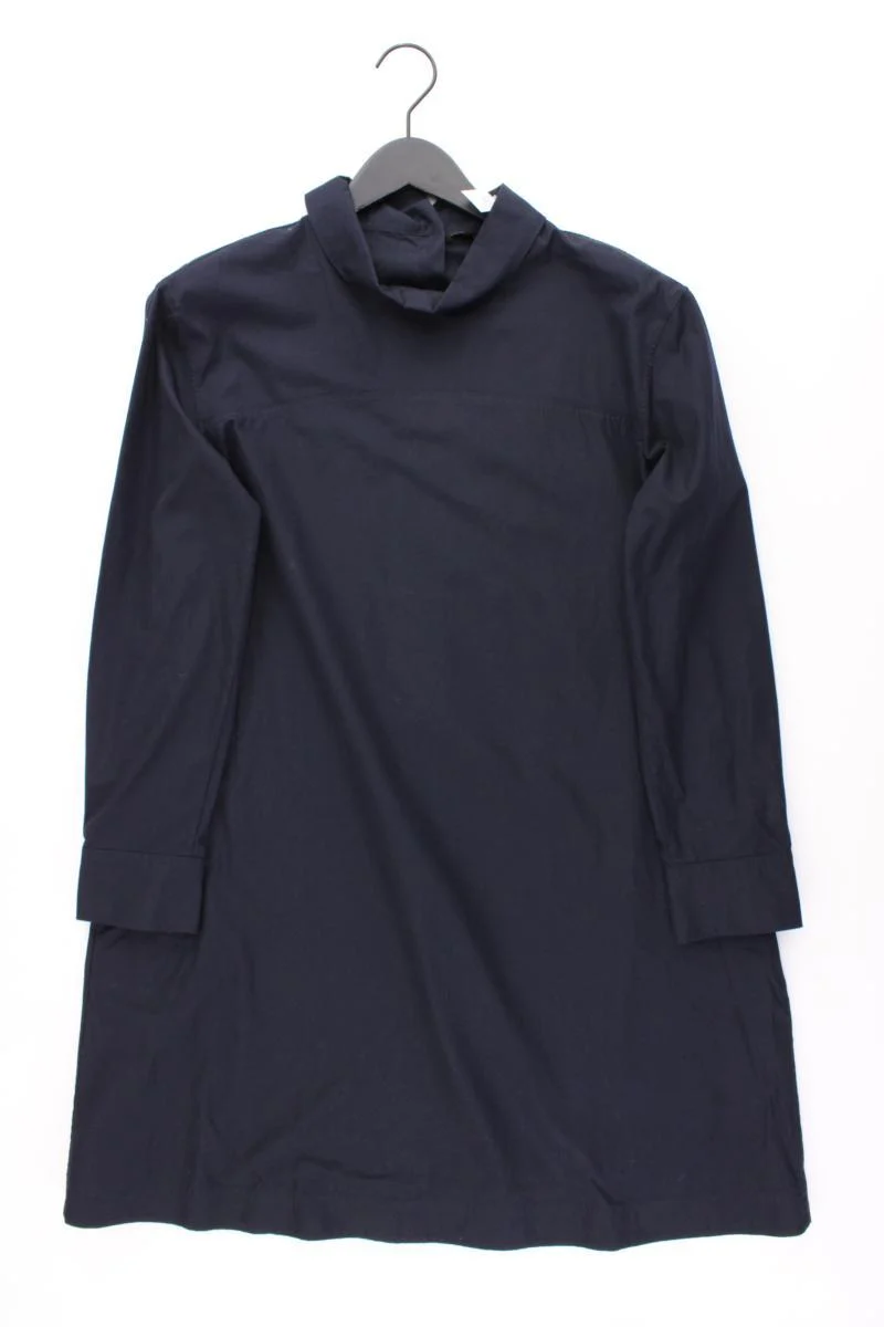 Cos Blusenkleid Gr. 38 Langarm blau aus Baumwolle