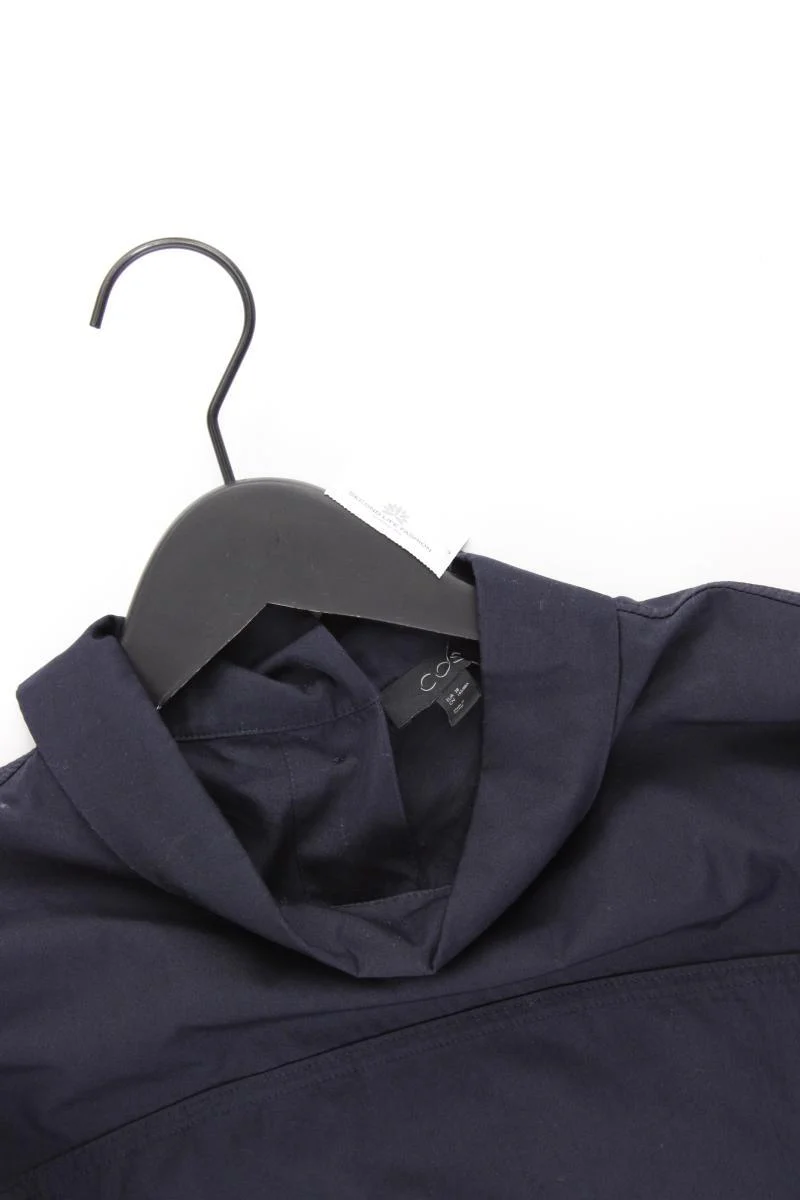 Cos Blusenkleid Gr. 38 Langarm blau aus Baumwolle