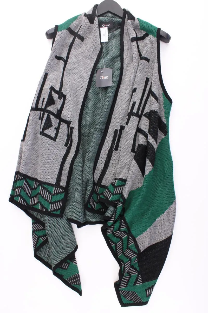 G!ina Weste Gr. 38 geometrisches Muster neu mit Etikett Neupreis: 19,99€! grau