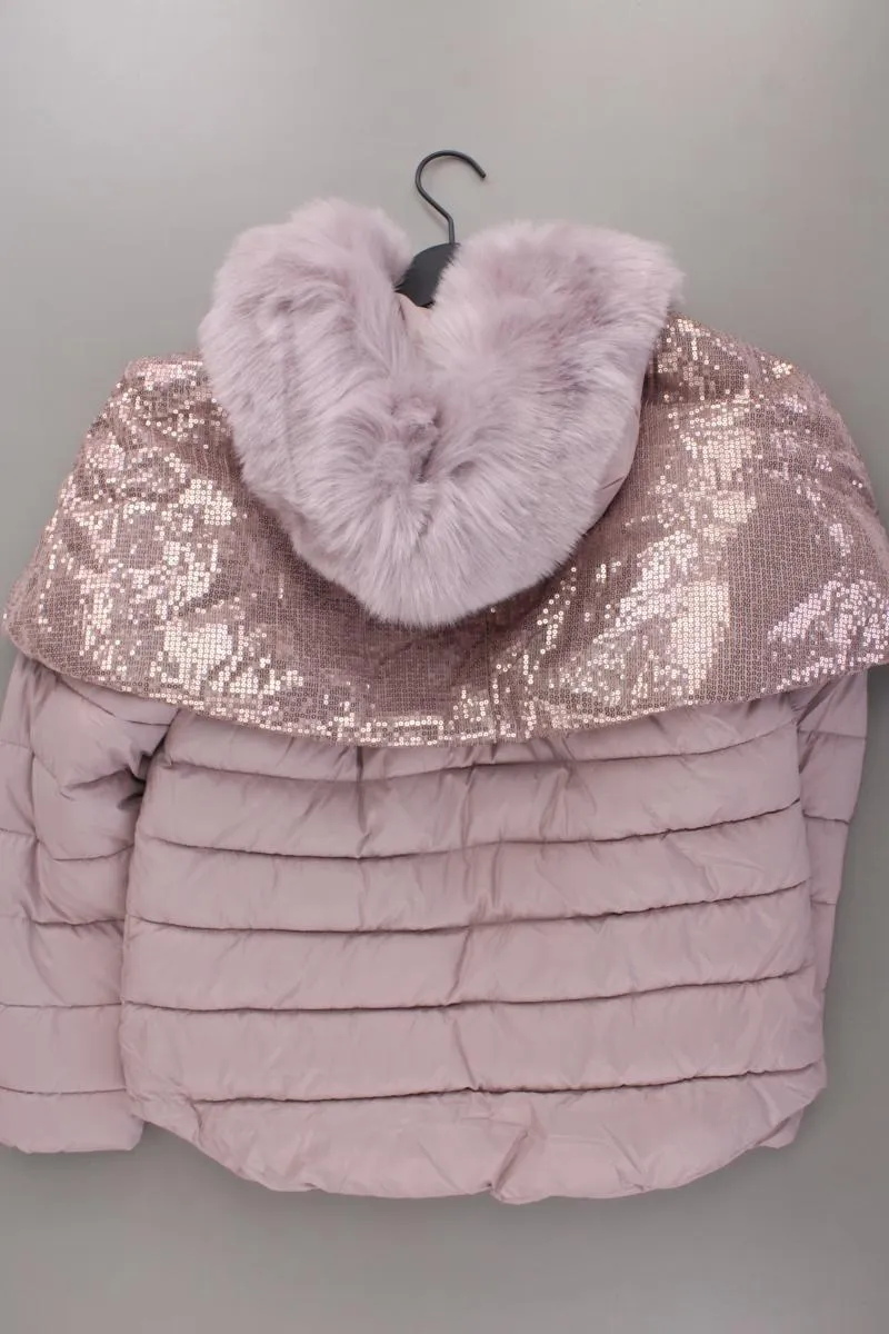 Timami Winterjacke Gr. L neuwertig mit Pailletten rosa aus Polyester