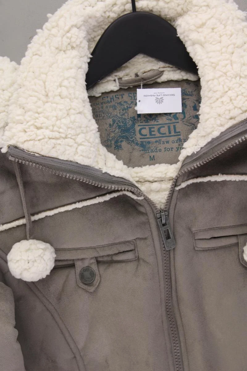 Cecil Winterjacke Gr. M grau aus Polyester
