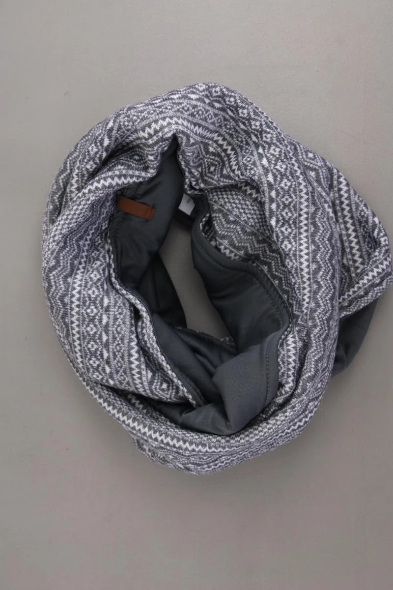 Tchibo Loop mit Faire-Isle-Muster grau aus Polyester