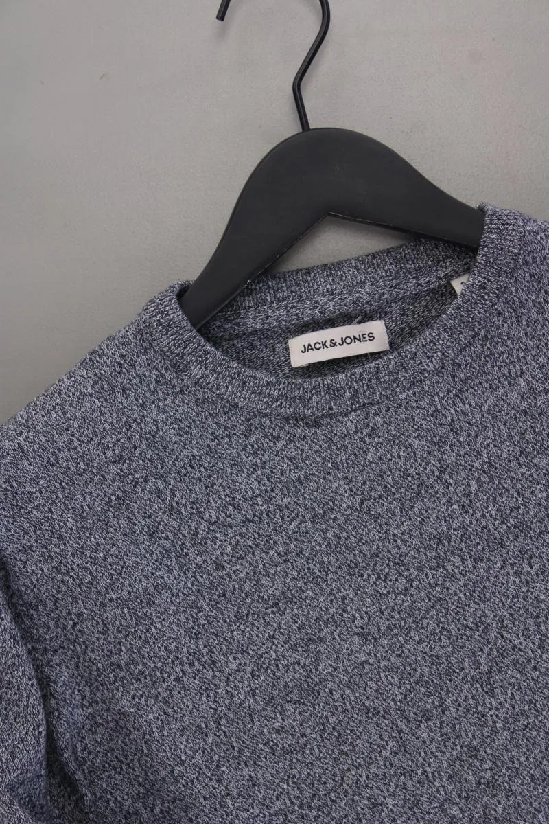 Jack & Jones Feinstrickpullover für Herren Gr. S grau aus Baumwolle